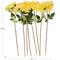 31.5" Yellow Dahlia Artificial Flower Stem, 8ct.